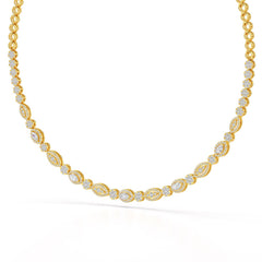 4.53 CT Marquise Cut Lab Diamond Necklace