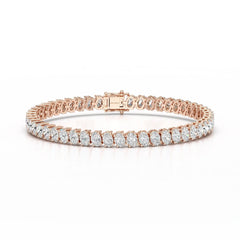 12.25 CT Oval Lab Grown Diamond Tennis Bracelet