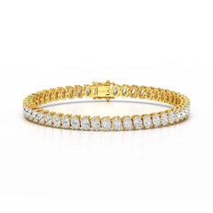 12.25 CT Oval Lab Grown Diamond Tennis Bracelet