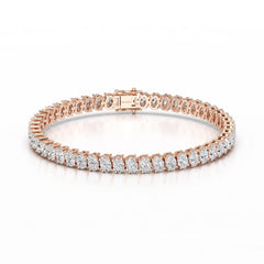 11.70 CT Oval Lab Grown Diamond Tennis Bracelet