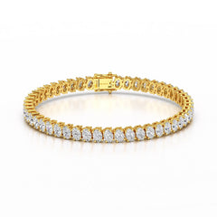 11.70 CT Oval Lab Grown Diamond Tennis Bracelet