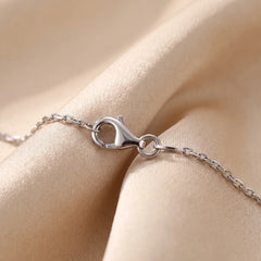 0.68 CT Princess & Round Cross Pendant