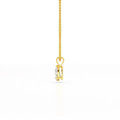 1 Carat Pear Shape Lab Diamond Pendant
