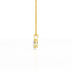 1 Carat Pear Shape Lab Diamond Pendant