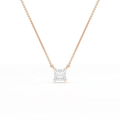 1 CT Lab Grown Diamond Princess Pendant