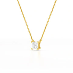 1 CT Lab Grown Diamond Princess Pendant