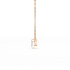 1 CT Lab Grown Diamond Princess Pendant