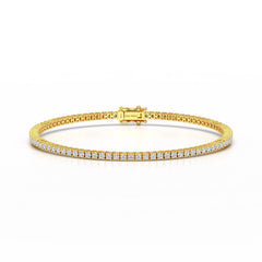 2.15 CT Round cut Lab Diamond Tennis Bracelet
