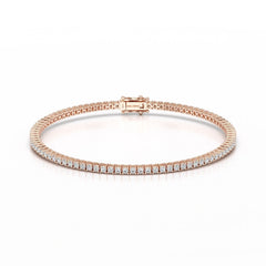 2.15 CT Round cut Lab Diamond Tennis Bracelet