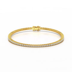 2.15 CT Round cut Lab Diamond Tennis Bracelet