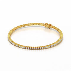 2.15 CT Round cut Lab Diamond Tennis Bracelet