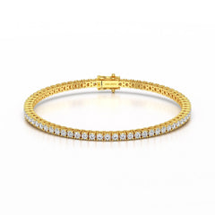 4.5 CT Round cut Lab Diamond Tennis Bracelet