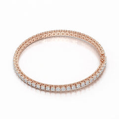 6.5 CT Round cut Lab Diamond Tennis Bracelet