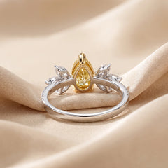 1.5 CT Pear Cut Cluster Ring