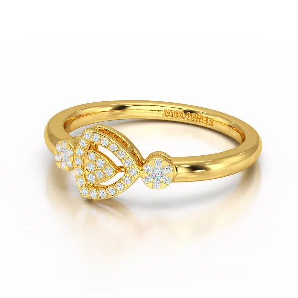 Round Cut 0.19 CT Lab Grown Diamond Ring
