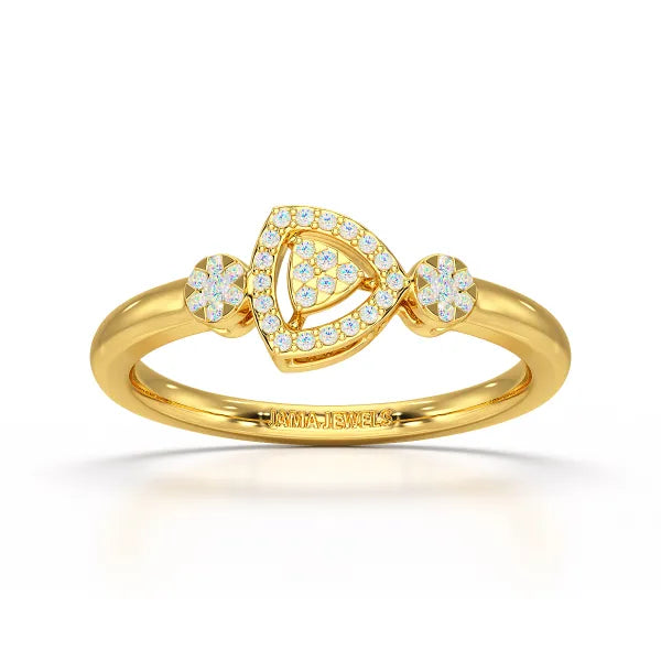Round Cut 0.19 CT Lab Grown Diamond Ring