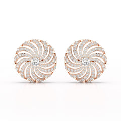 2.33 CT Round Cut Lab Diamond Earring and Pendant Set