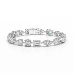17.66 CT Multiple Shape Lab Diamond Bracelet
