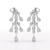0.46 CT Lab Diamond Dangle Earring - Jama Jewels