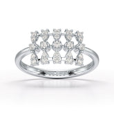 0.27 CT Round Shape Lab Grown Diamond Wedding Ring - Jama Jewels