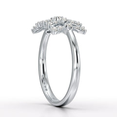 0.27 CT Round Shape Lab Grown Diamond Wedding Ring - Jama Jewels