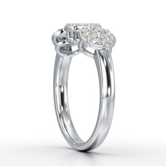 0.57 CT Lab Grown Round Shape Simple Wedding Ring - Jama Jewels