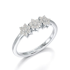 0.33 CT Simple Round Cut Lab Diamond Engagement Ring - Jama Jewels