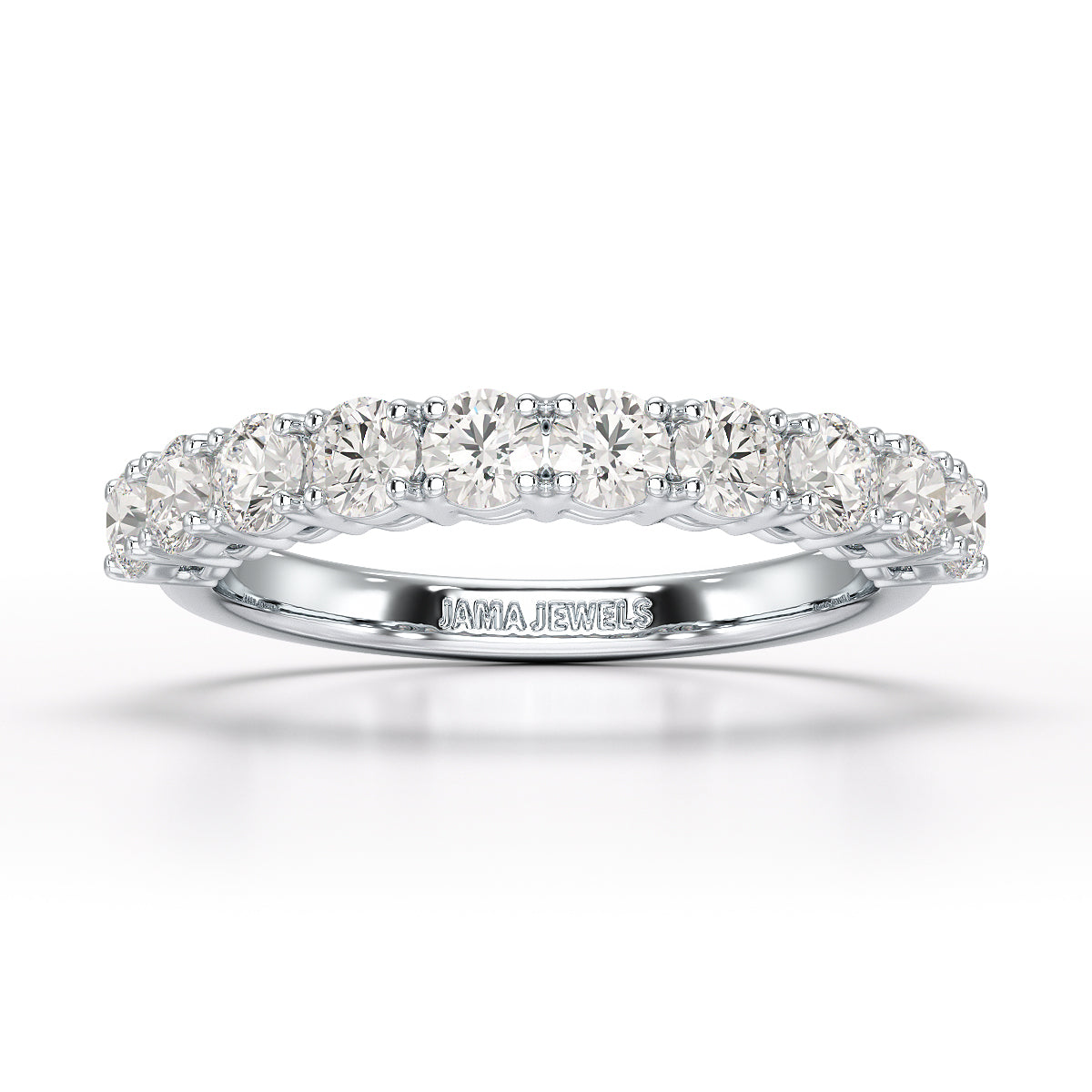 1.2 CT Round Lab Diamonds Engagement Ring - Jama Jewels