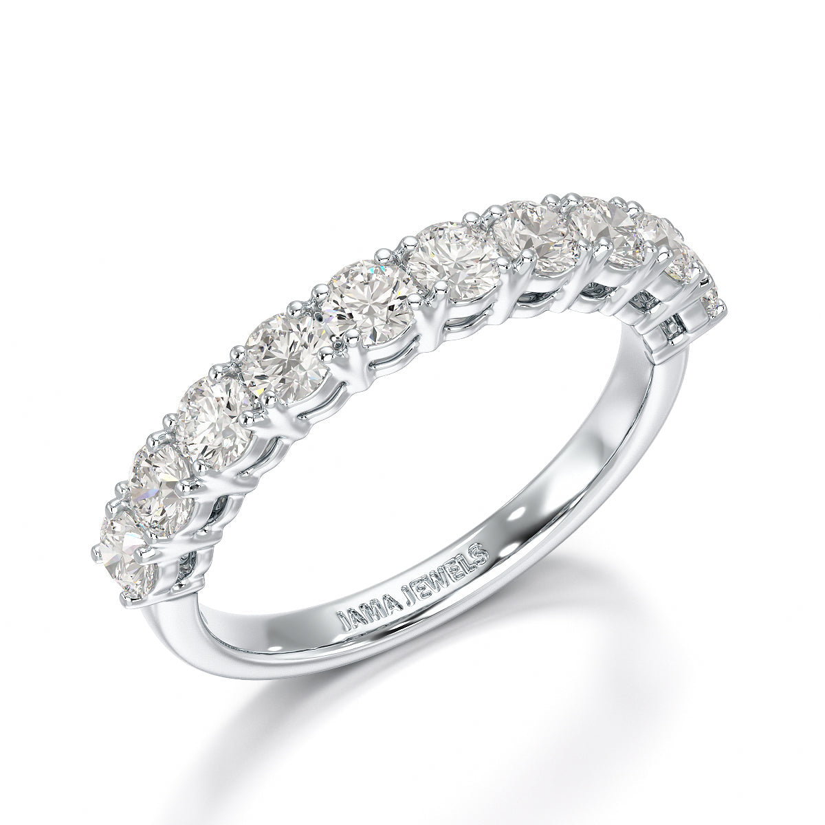 1.2 CT Round Lab Diamonds Engagement Ring - Jama Jewels