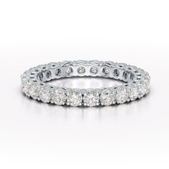 1.75 CT Full Classic Round Lab Diamonds Engagement Ring - Jama Jewels