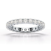 1.75 CT Full Classic Round Lab Diamonds Engagement Ring - Jama Jewels