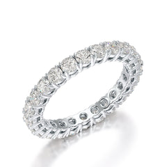 1.75 CT Full Classic Round Lab Diamonds Engagement Ring - Jama Jewels