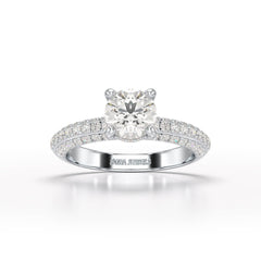1.79 CT Round Cut Lab Grown Diamond Ring - Jama Jewels