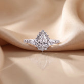 1.90 CT Pear Cut Engagement Ring