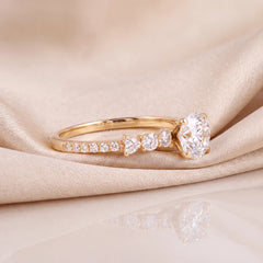 1.55 CT Round Brilliant Side Stone Ring