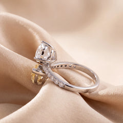 4.26 CT Pear Cut Bypass Ring