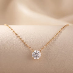 1.07 CT Round Solitaire Pendant
