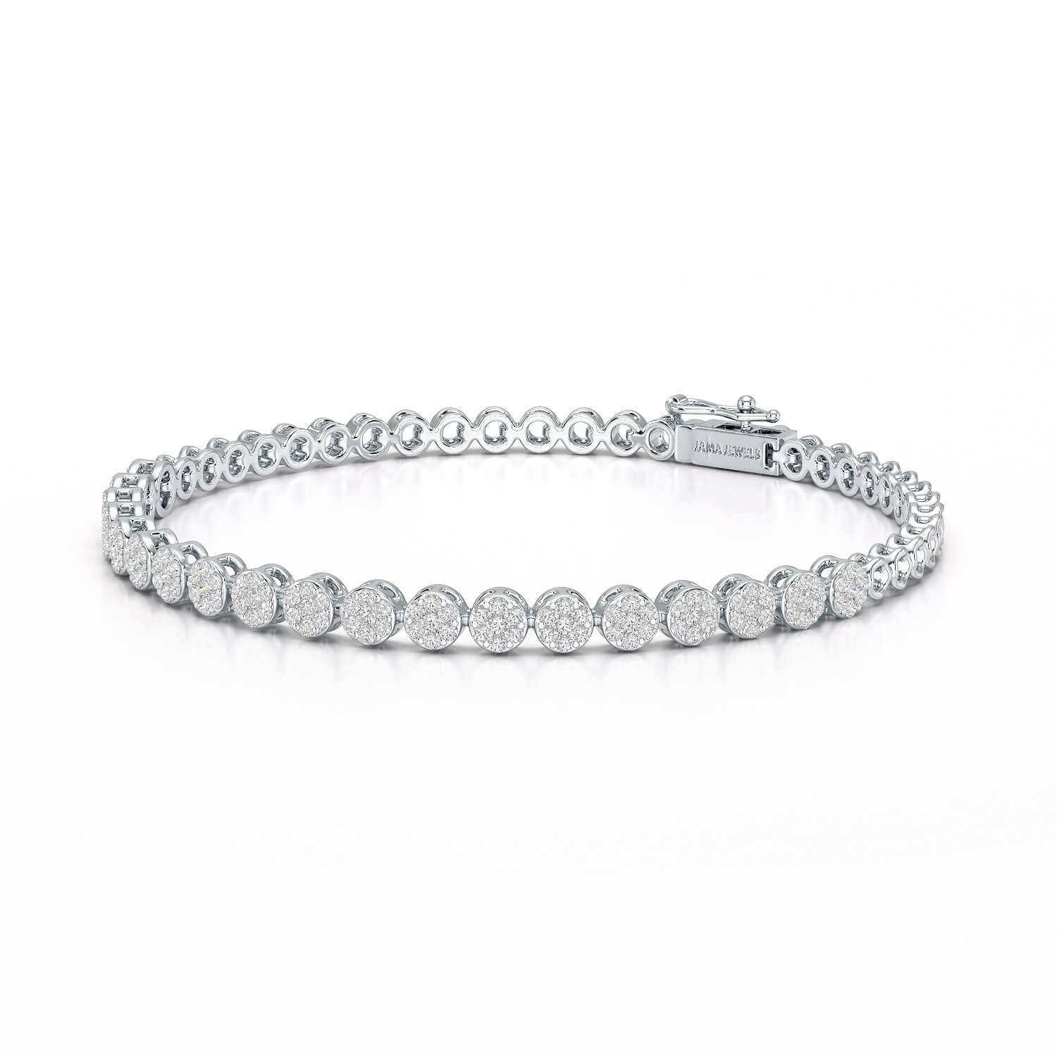 1.29 CT 18KT Lab Diamond Tennis Bracelet