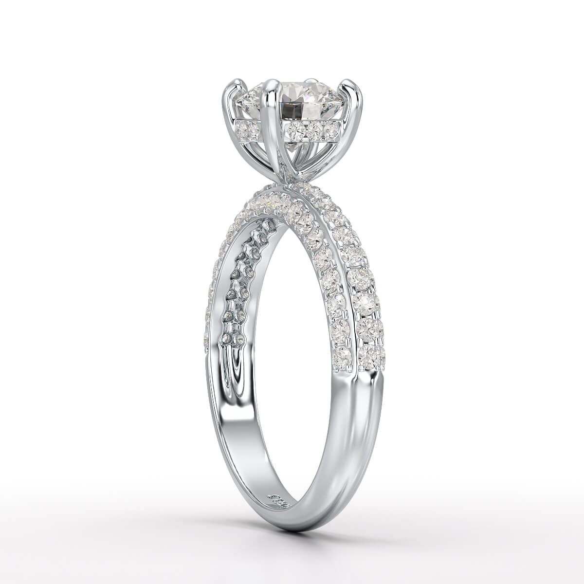 1.79 CT Round Cut Lab Grown Diamond Ring - Jama Jewels