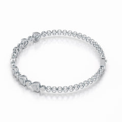 1.09 CT Diamond Lab Created Classic Women's Bracelet
