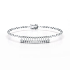 0.49 CT Lab Diamond Dangle Bracelet