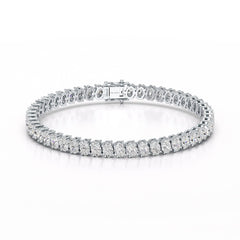 12.25 CT Oval Lab Grown Diamond Tennis Bracelet