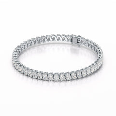 12.25 CT Oval Lab Grown Diamond Tennis Bracelet