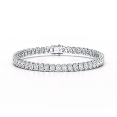 11.70 CT Oval Lab Grown Diamond Tennis Bracelet