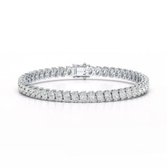 12.25 CT Oval Lab Grown Diamond Tennis Bracelet