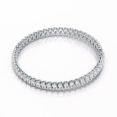 12.25 CT Oval Lab Grown Diamond Tennis Bracelet