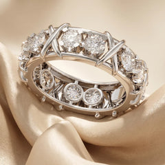 2.4 CT Round Eternity Band Ring