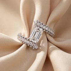 2.77 CT Emerald Cut Ring