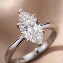 2 CT Marquise Solitaire Ring