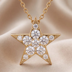 0.24 CT Diamond Star Pendant